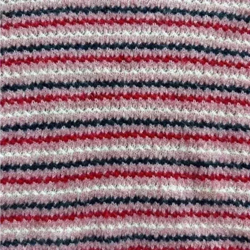 Women's Sundry Knit Sweater Size Small Pink Stripes Casual Workwear Pullover